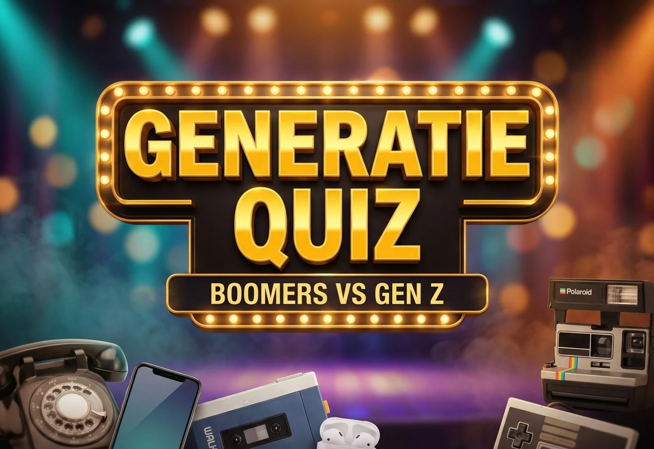 De Generatiequiz — Boomers vs Gen Z quizformat