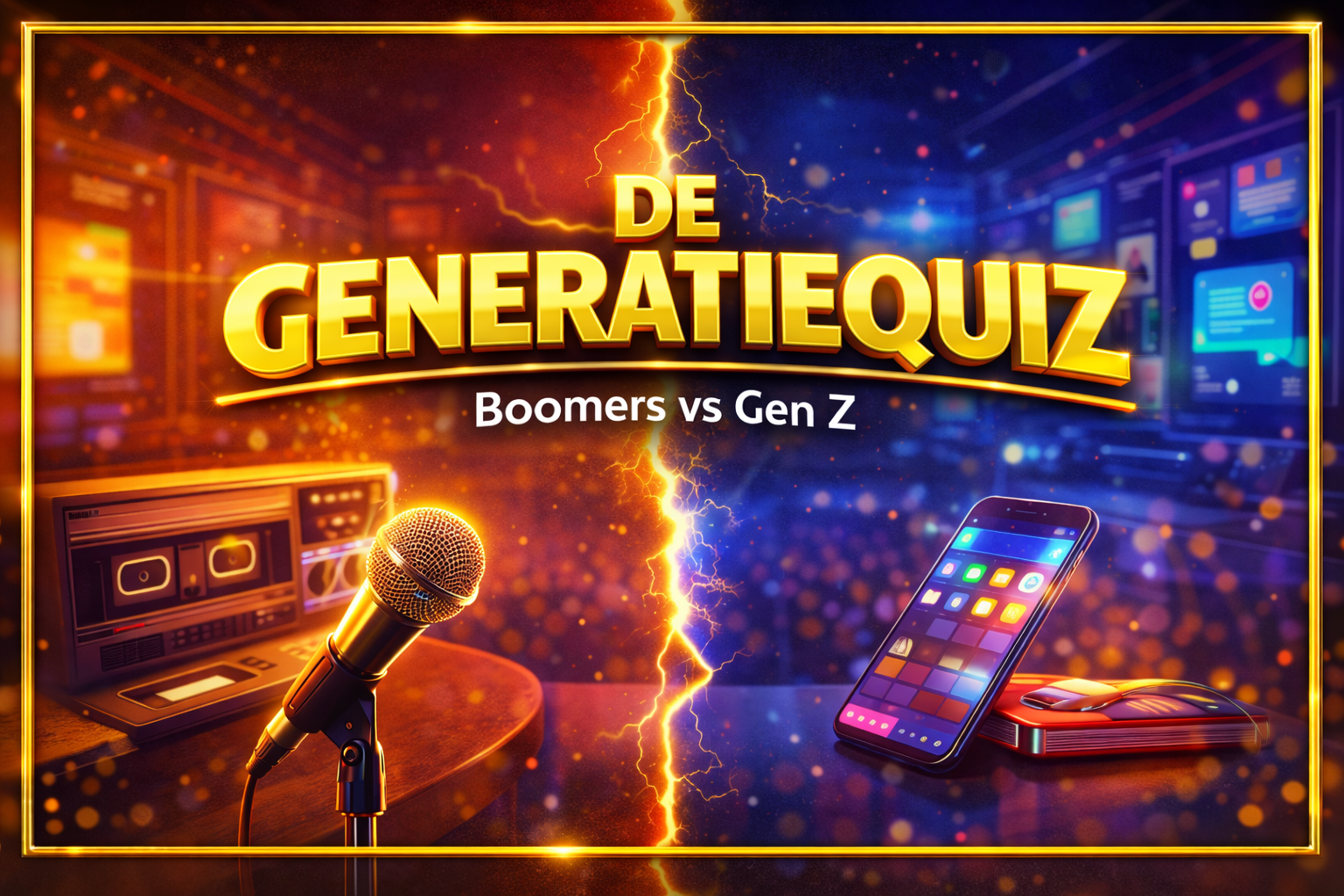 De Generatiequiz — Boomers vs Gen Z quizformat